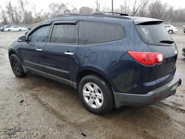 1GNLVEED6AS122463 - 2010 CHEVROLET TRAVERSE LS BLUE photo 2