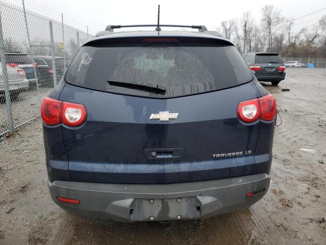 1GNLVEED6AS122463 - 2010 CHEVROLET TRAVERSE LS BLUE photo 6