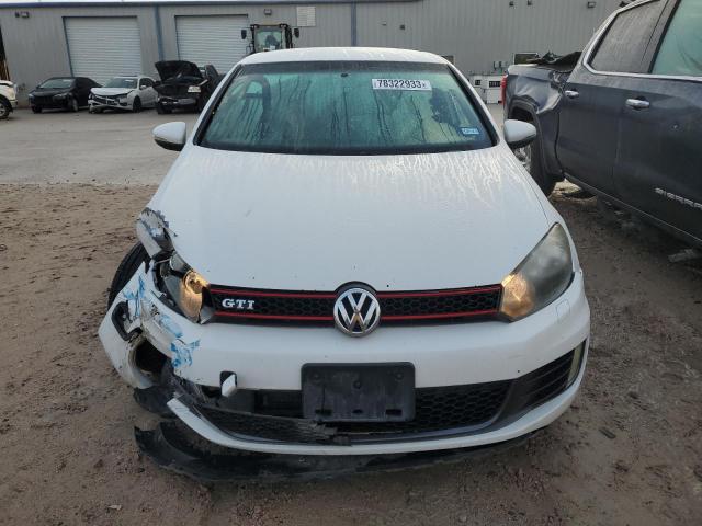 WVWHV7AJ6DW127715 - 2013 VOLKSWAGEN GTI WHITE photo 5