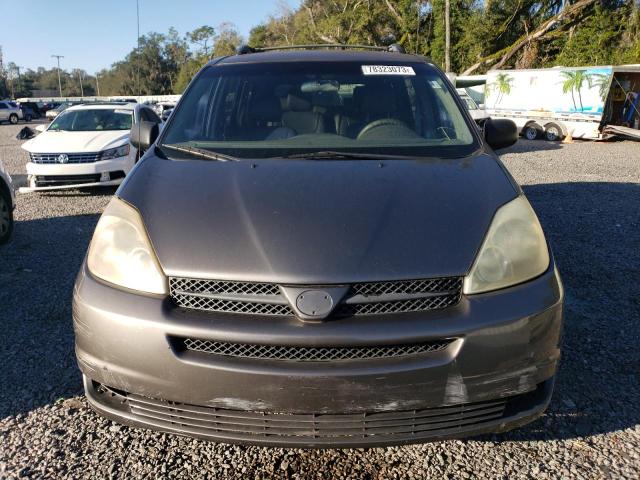 5TDZA23C84S139625 - 2004 TOYOTA SIENNA CE BROWN photo 5