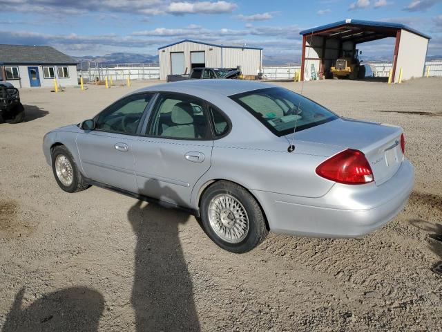 1FAFP5321YG227884 - 2000 FORD TAURUS SE SILVER photo 2