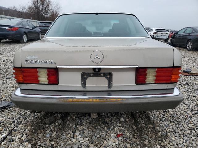 WDBCA39D2HA327022 - 1987 MERCEDES-BENZ 560 SEL TAN photo 6