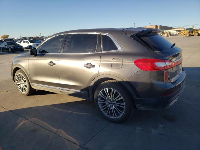 2LMPJ6LR7HBL15316 - 2017 LINCOLN MKX RESERVE GRAY photo 2