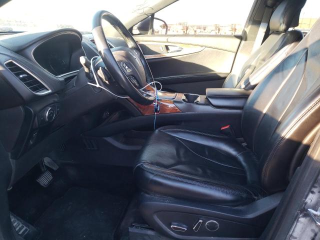 2LMPJ6LR7HBL15316 - 2017 LINCOLN MKX RESERVE رمادي صورة 7