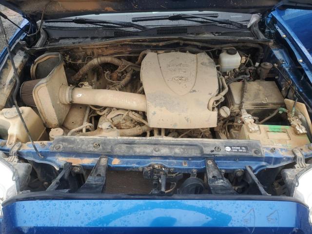 5TFCZ5AN5GX034351 - 2016 TOYOTA TACOMA DOUBLE CAB BLUE photo 11