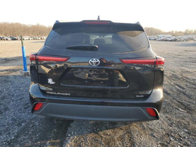 5TDCZRBH2LS020343 - 2020 TOYOTA HIGHLANDER L BLACK photo 6