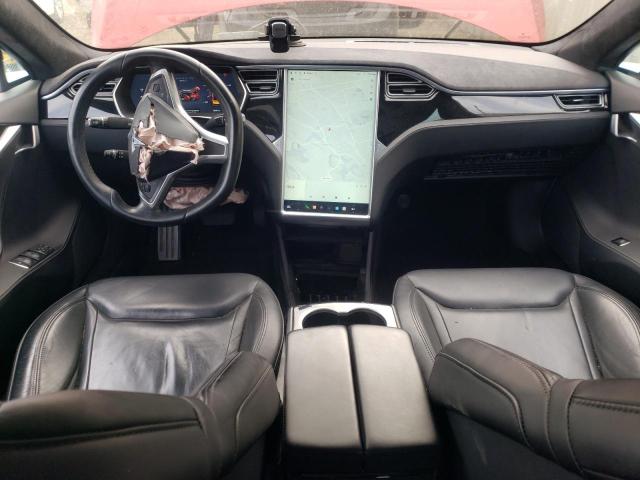 5YJSA1E24FF120156 - 2015 TESLA MODEL S წითელი ფოტო 8