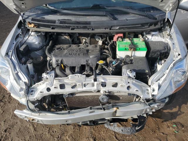 JTDBT4K35B1406805 - 2011 TOYOTA YARIS SILVER photo 11