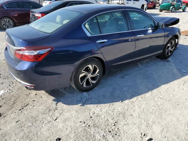 1HGCR2F3XHA138247 - 2017 HONDA ACCORD LX BLUE photo 3