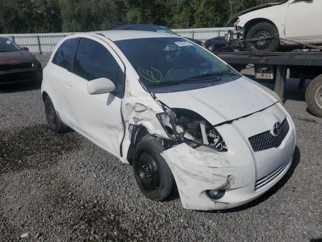 JTDJT923275122041 - 2007 TOYOTA YARIS WHITE photo 4