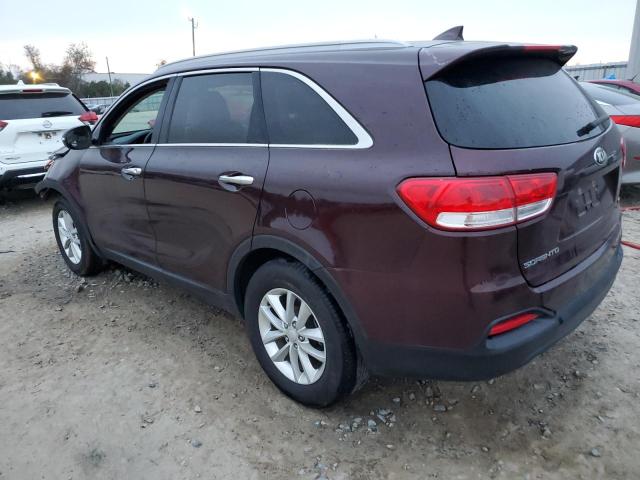 5XYPG4A3XHG254167 - 2017 KIA SORENTO LX BURGUNDY photo 2