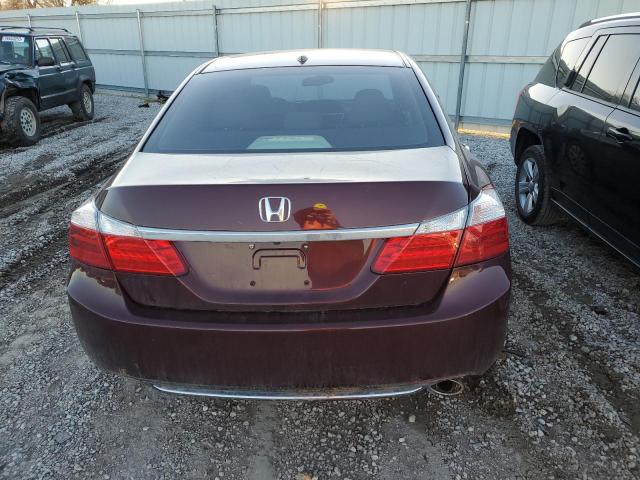 1HGCR2F84EA082913 - 2014 HONDA ACCORD EXL MAROON photo 6