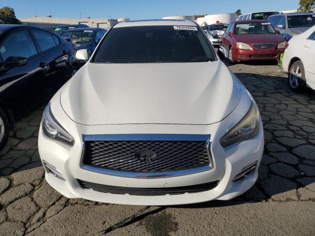 JN1BV7AP5EM682794 - 2014 INFINITI Q50 BASE WHITE photo 5