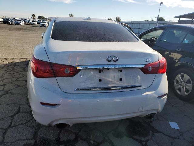 JN1BV7AP5EM682794 - 2014 INFINITI Q50 BASE WHITE photo 6