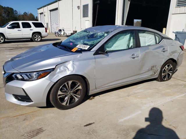 3N1AB8CV5NY316417 - 2022 NISSAN SENTRA SV SILVER photo 1