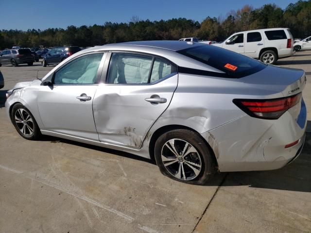 3N1AB8CV5NY316417 - 2022 NISSAN SENTRA SV SILVER photo 2