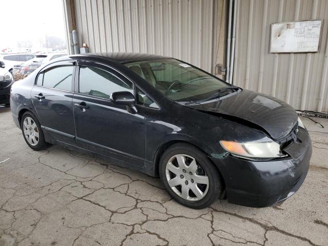 1HGFA16576L047857 - 2006 HONDA CIVIC LX BLACK photo 4