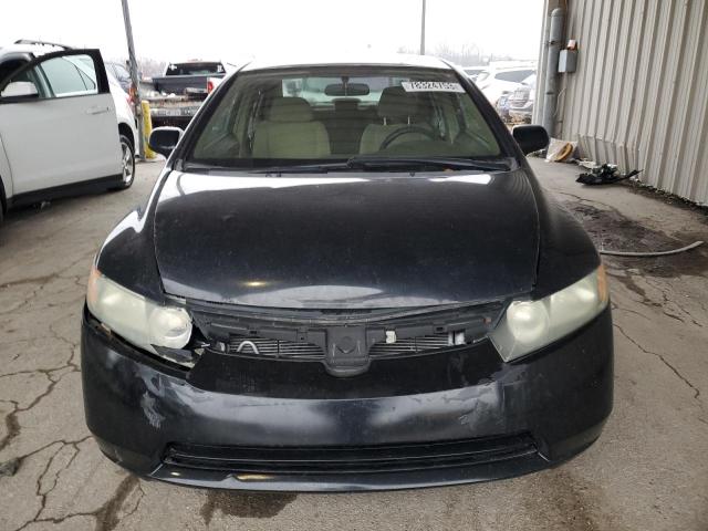 1HGFA16576L047857 - 2006 HONDA CIVIC LX BLACK photo 5