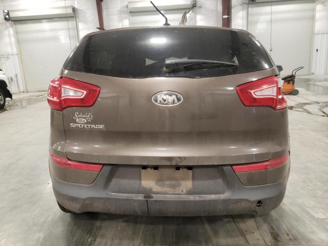 KNDPB3A22C7223890 - 2012 KIA SPORTAGE BASE BROWN photo 6