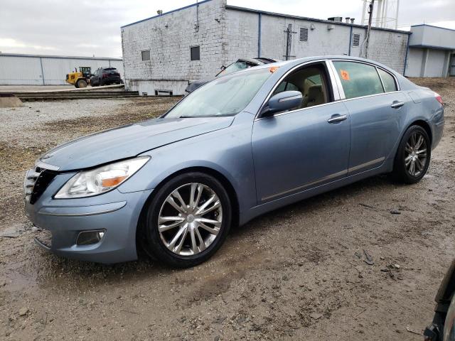 KMHGC4DF1AU072763 - 2010 HYUNDAI GENESIS 4.6L BLUE photo 1