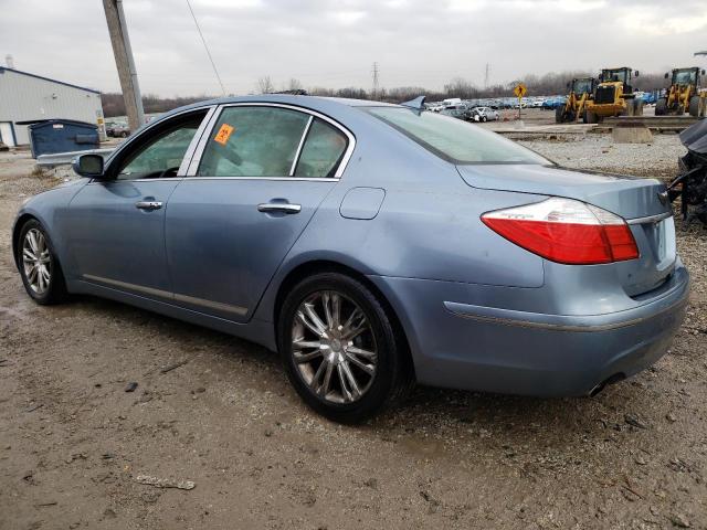 KMHGC4DF1AU072763 - 2010 HYUNDAI GENESIS 4.6L BLUE photo 2