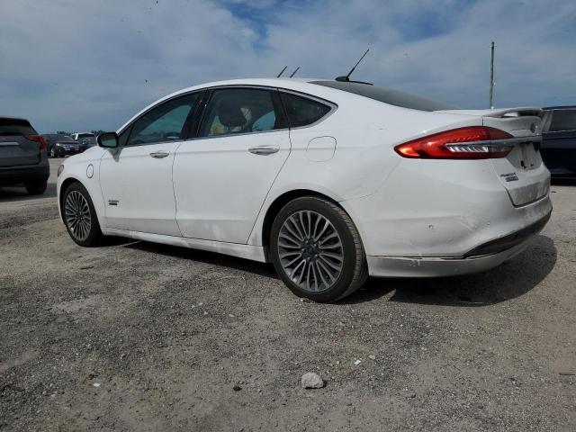 3FA6P0SU6HR209895 - 2017 FORD FUSION TITANIUM PHEV WHITE photo 2