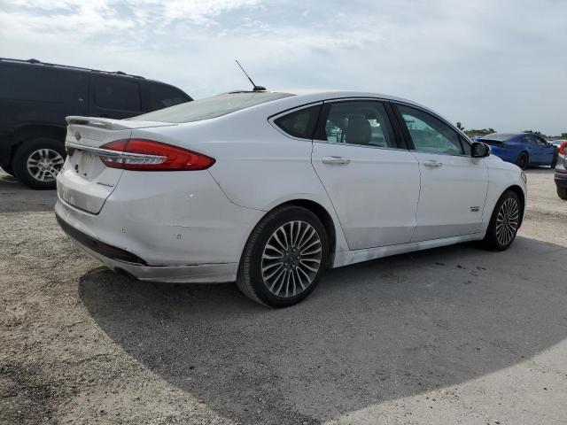 3FA6P0SU6HR209895 - 2017 FORD FUSION TITANIUM PHEV WHITE photo 3