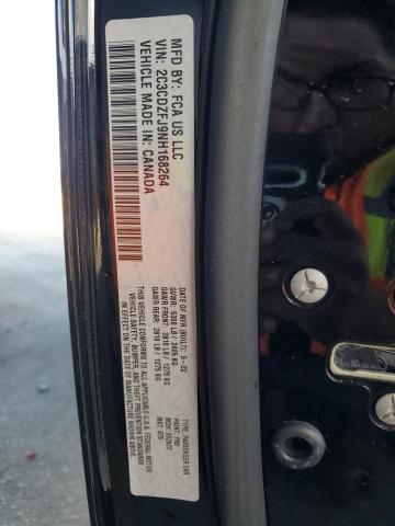 2C3CDZFJ9NH168264 - 2022 DODGE CHALLENGER R/T SCAT PACK BLACK photo 12