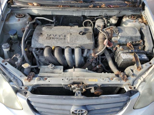 1NXBR32E63Z071625 - 2003 TOYOTA COROLLA CE SILVER photo 11