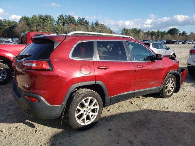 1C4PJLCS6EW148233 - 2014 JEEP CHEROKEE LATITUDE RED photo 3