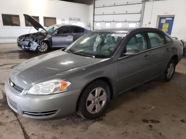 2G1WT58N089259208 - 2008 CHEVROLET IMPALA LT GRAY photo 1