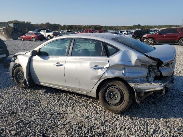 1N4AB7AP7DN907555 - 2013 NISSAN SENTRA S SILVER photo 2