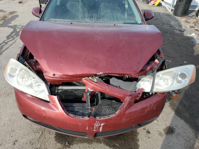 1G2ZJ57K294253856 - 2009 PONTIAC G6 MAROON photo 11