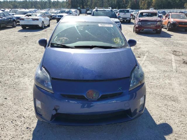 JTDKN3DU1B1405726 - 2011 TOYOTA PRIUS BLUE photo 5