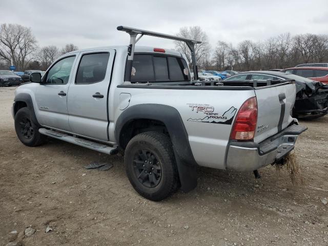 5TEJU62N58Z528049 - 2008 TOYOTA TACOMA DOUBLE CAB PRERUNNER SILVER photo 2