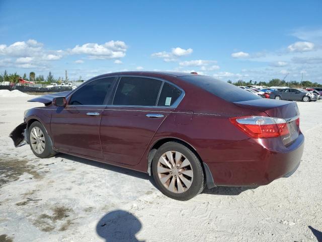 1HGCR2F82EA194495 - 2014 HONDA ACCORD EXL BURGUNDY photo 2