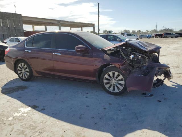 1HGCR2F82EA194495 - 2014 HONDA ACCORD EXL BURGUNDY photo 4