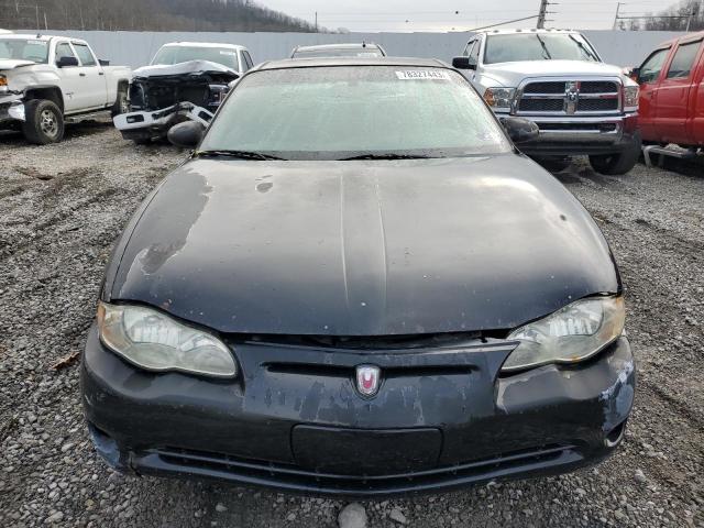 2G1WX12K949166399 - 2004 CHEVROLET MONTE CARL SS BLACK photo 5