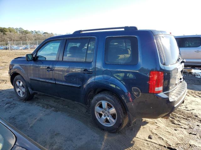 5FNYF48449B021965 - 2009 HONDA PILOT EX BLUE photo 2