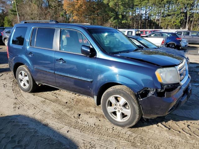 5FNYF48449B021965 - 2009 HONDA PILOT EX BLUE photo 4