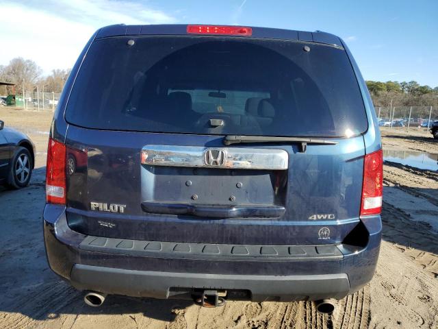 5FNYF48449B021965 - 2009 HONDA PILOT EX BLUE photo 6