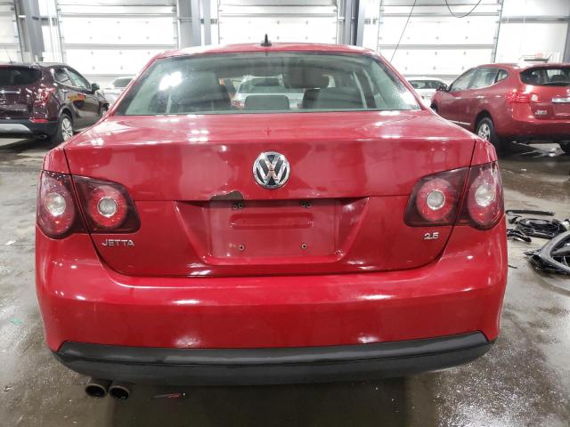 3VWRM71K89M075766 - 2009 VOLKSWAGEN JETTA SE RED photo 6