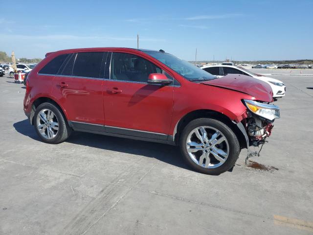 2FMDK3KC9CBA90882 - 2012 FORD EDGE LIMITED RED photo 4