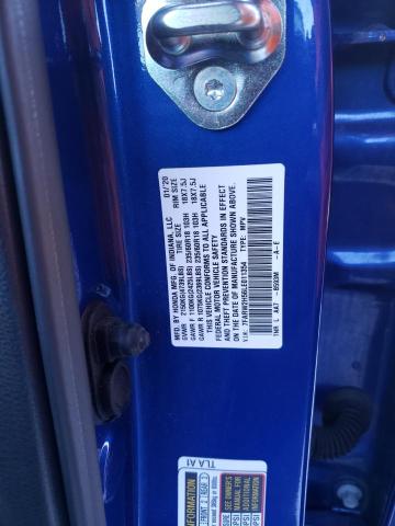 7FARW2H56LE011354 - 2020 HONDA CR-V EX BLUE photo 13