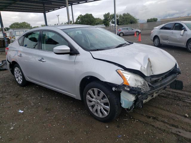 3N1AB7AP3EL697194 - 2014 NISSAN SENTRA S SILVER photo 4