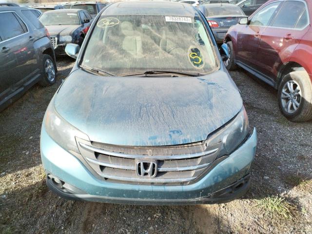 5J6RM4H56EL067639 - 2014 HONDA CR-V EX BLUE photo 5