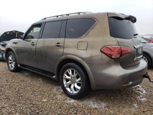 JN8AZ2NC0E9351992 - 2014 INFINITI QX80 GRAY photo 2