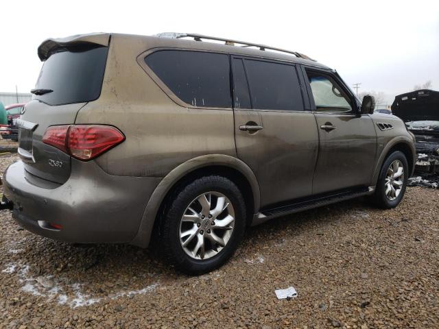 JN8AZ2NC0E9351992 - 2014 INFINITI QX80 GRAY photo 3