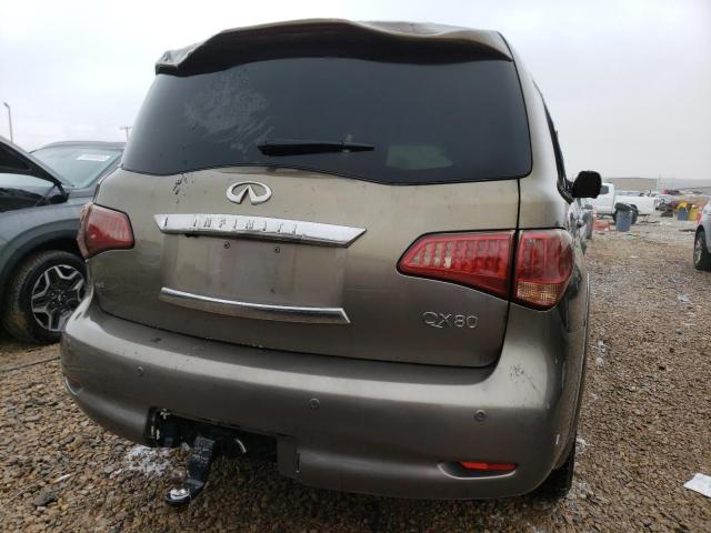 JN8AZ2NC0E9351992 - 2014 INFINITI QX80 GRAY photo 6