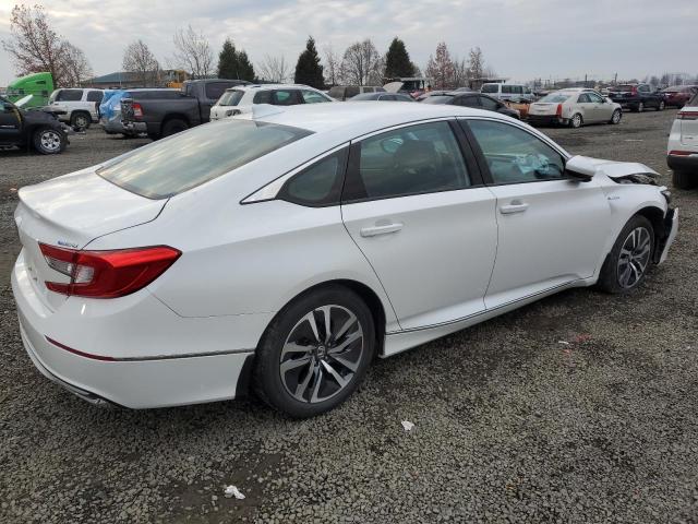 1HGCV3F42MA011500 - 2021 HONDA ACCORD HYBRID EX WHITE photo 3